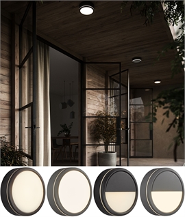 Round LED Smart Exterior Wall & Ceiling Light