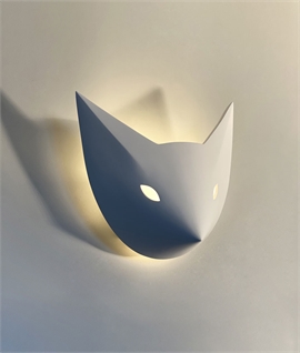 Nursery Plaster Wall Light - Fox