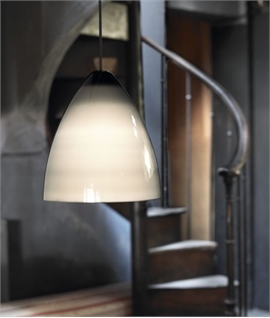 White Solid Colour Shade Only - Diameter 270mm