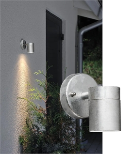 GU10 Lamp Exterior Downlight Wall Light - 4 Finishes