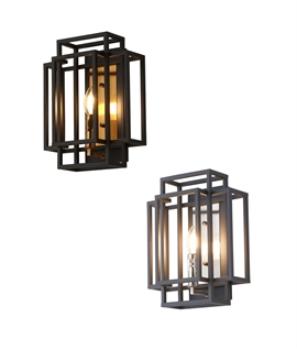 Makintosh Geometric Modern Wall Light - 2 Options