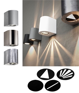 Very Funky Filtered Light LED Wall Light IP44 - 5 Finishes