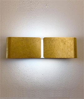 Clip Style Wall Light with Glass Diffuser - 5 Finishes