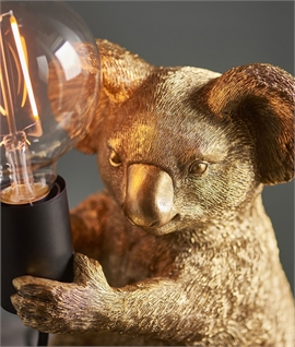 Koala Vintage Gold Table Lamp