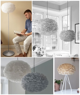 Natural Goose Feather Shade for Existing Flex