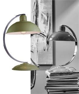 Retro Post War Enamel Desk Lamp