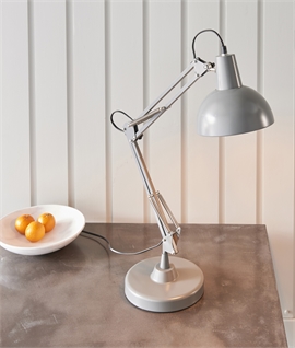 Highly Adjustable Table Lamp - Slate Grey