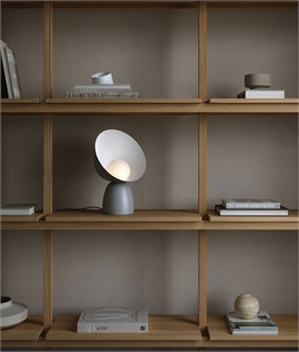 Directional Upturned Shade Table Lamp - Globe Diffuser