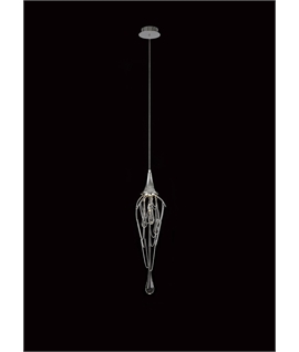 Henri Pendant, 1 x GU10, Polished Chrome