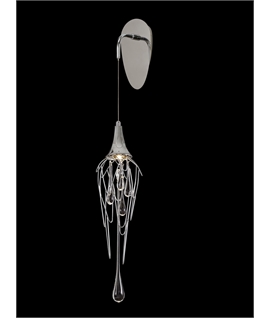 Henri Wall Light, 1 x GU10, Polished Chrome
