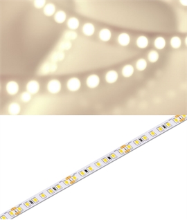 19.2W per Metre White LED Tape Light, 140 LEDs per Metre, 10mm Wide, 5m Reel