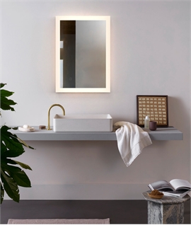 Luxury LED CCT Bathroom Mirror - Height 700mm