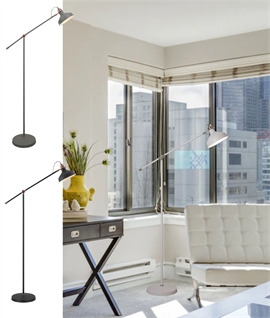 Adjustable Floor Lamp with Adjustable Shade - 3 Options