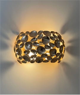 Schuller Narisa Gold Multi-Reflective Wall Light 