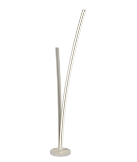Hoshino 2 Light Floor Lamp Dimmable, 16W-20W LED, 4000K, 2270lm, White, 3yrs Warranty
