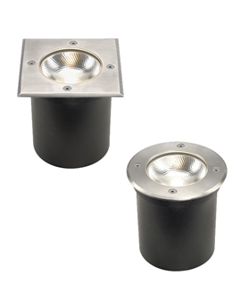 Marine Stainless Steel 13cm Exterior LED COB Uplighter