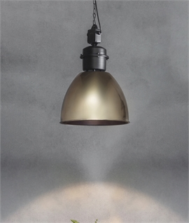 Industrial Warehouse Style Metal Dome Light Pendant
