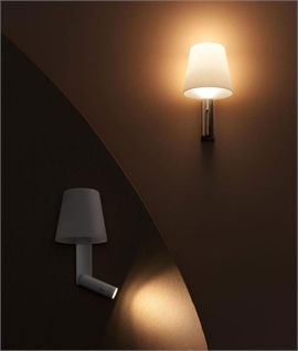 Integral Adjustable Arm Bedside Wall Light