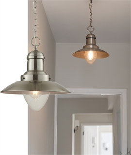 Modern Fisherman Style Indoor Pendant Light