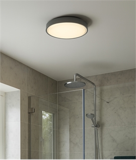 IP65 Rated LED Round Flush Ceiling Light - Install Indoor or Outdoor