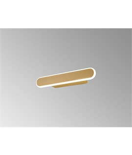 Jochen Wall Lamp, 1 x 12W LED, 3000K, 568lm, Sand Gold, 3yrs Warranty