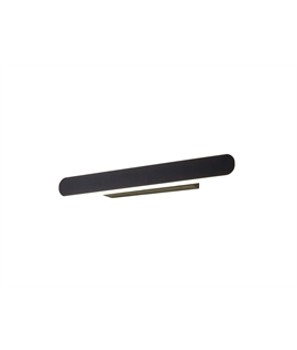 Jochen Wall Lamp, 1 x 18W LED, 4000K, 805lm, Satin Black, 3yrs Warranty