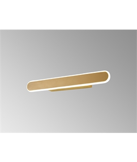 Jochen Wall Lamp, 1 x 18W LED, 3000K, 805lm, Sand Gold, 3yrs Warranty