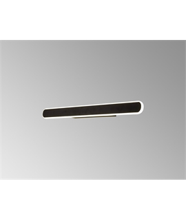 Jochen Wall Lamp, 1 x 24W LED, 4000K, 1000lm, Satin Black, 3yrs Warranty