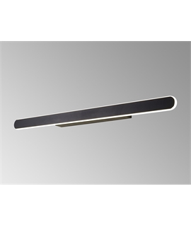 Jochen Wall Lamp, 1 x 30W LED, 4000K, 1300lm, Satin Black, 3yrs Warranty