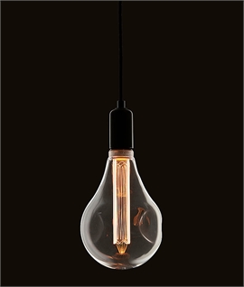 E27 Jumbo 150mm 2.5w LED Dimple Globe Lamp