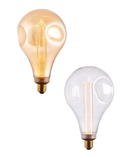 E27 Jumbo 150mm 2.5w LED Dimple Globe Lamp