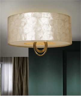 flush mounted drum pendants lighting styles gold geometric pendant light
