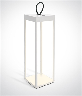 Rechargeable LED Patio Lantern Light - Portable, 50cm White 