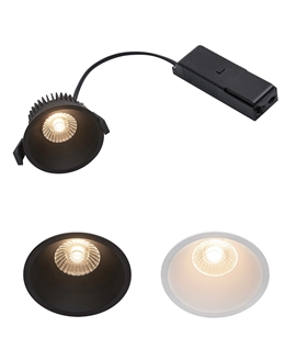 Reduced Glare Recessed Bathroom Downlight with Slim Bezel