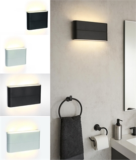 Slim Profile Outdoor IP54 LED Up & Down Wall Light - 2 Sizes