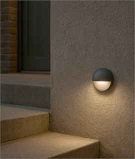 Mains Powered Low Level LED Wall or Step Light - Die Cast Aluminium