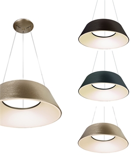 Modern LED Pendant - Flared Deep Shade Dia 600mm