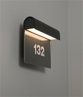 Exterior Wall Light to Illuminate House Number - IP54