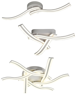 Flush LED Ceiling or Wall Light 4000k & 3 Sizes IP44 Rated 