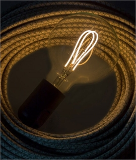 E27 95mm 5w Double Loop Clear LED Globe Lamp 