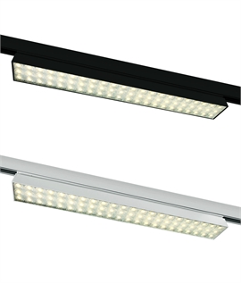 3-Circuit 30w LED Track Light - Black or White