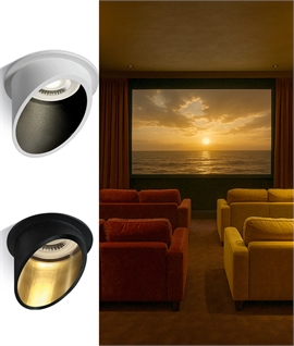 Recessed Downlights for AV Rooms and Home Cinemas