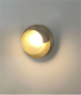 Solid Cast Brass Outdoor Eyelid Wall Light with Acid-Etched Glass for Mains G9 Lamp Solid Cast Brass Outdoor Eyelid Wall Light with Acid-Etched Glass for Mains G9 Lamp