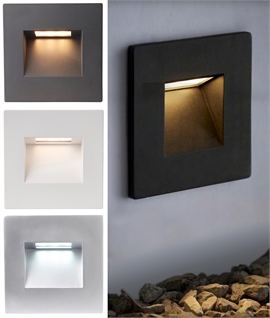 Low Level Wall-Recessed CCT Guide Light - Waterproof Design 