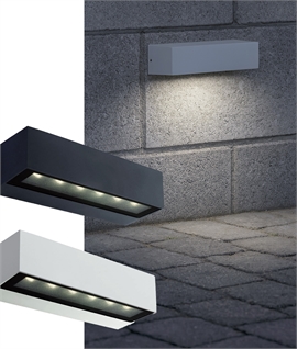Low-Glare LED Block Wall Light for Downward Pathway and Entrance Lighting - IP65