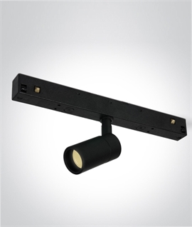 Black Adjustable LED Spot Light for Mini Magnetic Track