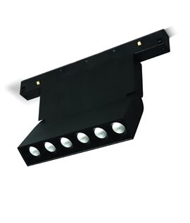 Black LED 10w Linear Adjustable Light for Magnetic Track 
