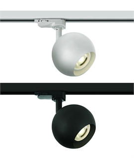 Adjustable Ball Main Track Spot Light - GU10 Lamp 