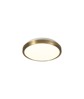 Marko Ceiling, 1 x 12W LED, 4000K, 3-Step-Dimmable, 565lm, IP44, Soft Bronze-White, 3yrs Warranty