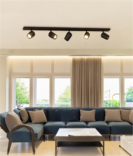 Premium 5 Light Adjustable Ceiling Spot Bar